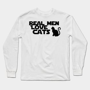 real men love cats Long Sleeve T-Shirt